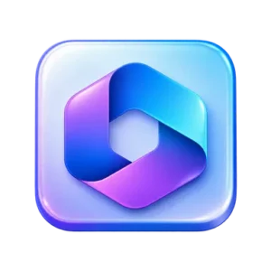 Microsoft 365 — 3D product illustration