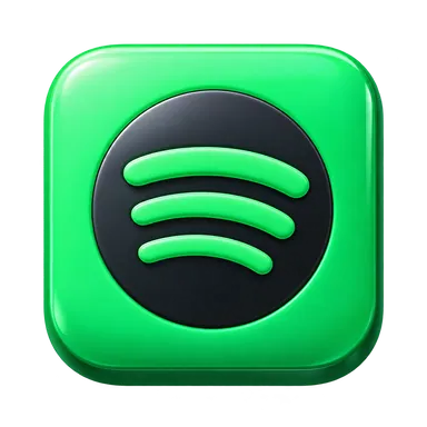 Spotify — 3D product illustration